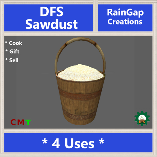 Second Life Marketplace DFS Sawdust (actual item)